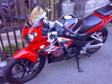 ハンドルから全てのパーツを外す