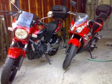 オイル交換済みの２台