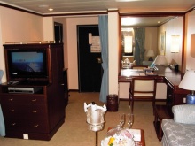 窓側から入り口を