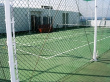 ウィンブルドンコート（２３日午前撮影）