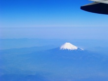 上空からの富士山